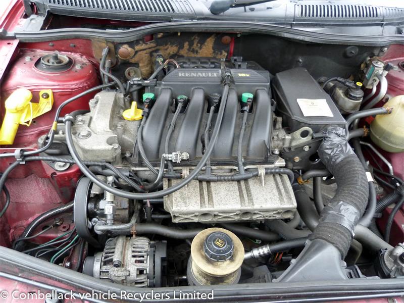 RENAULT MEGANE MK 1 BA0/1 1999 - 2003 1.6 - 1598cc 16v 16V K4M704 petrol Engine Image